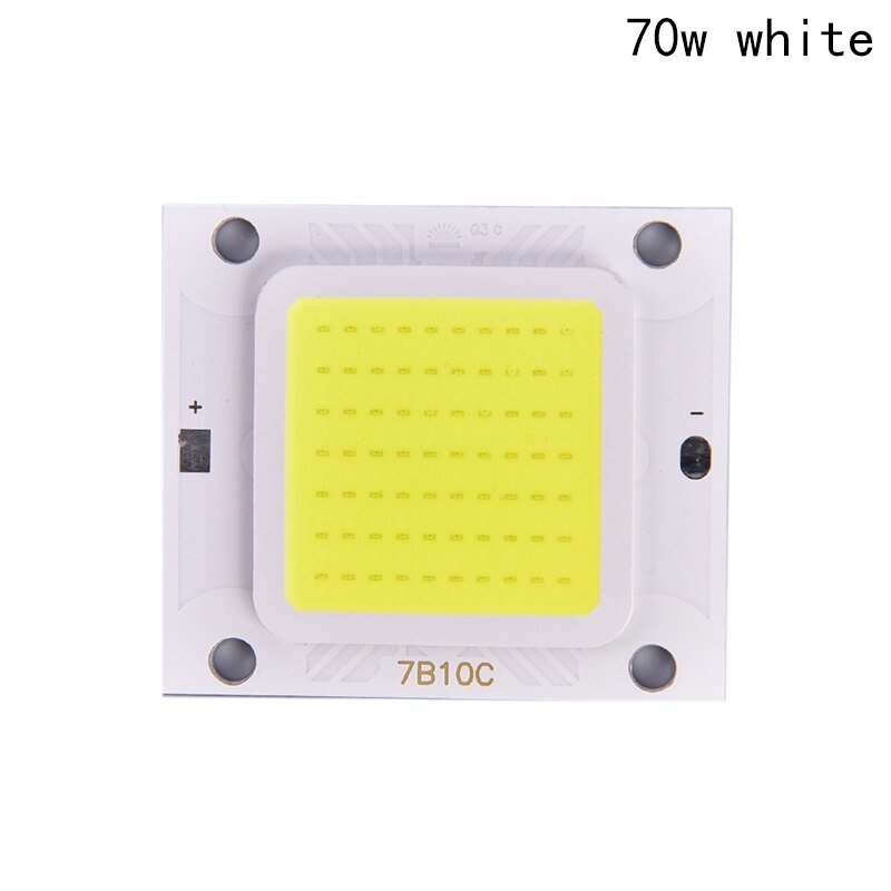 Cob led chip led matrix til spotlight diode led lys projektørlampe kilde 4.6cm x 4cm: 70w hvide