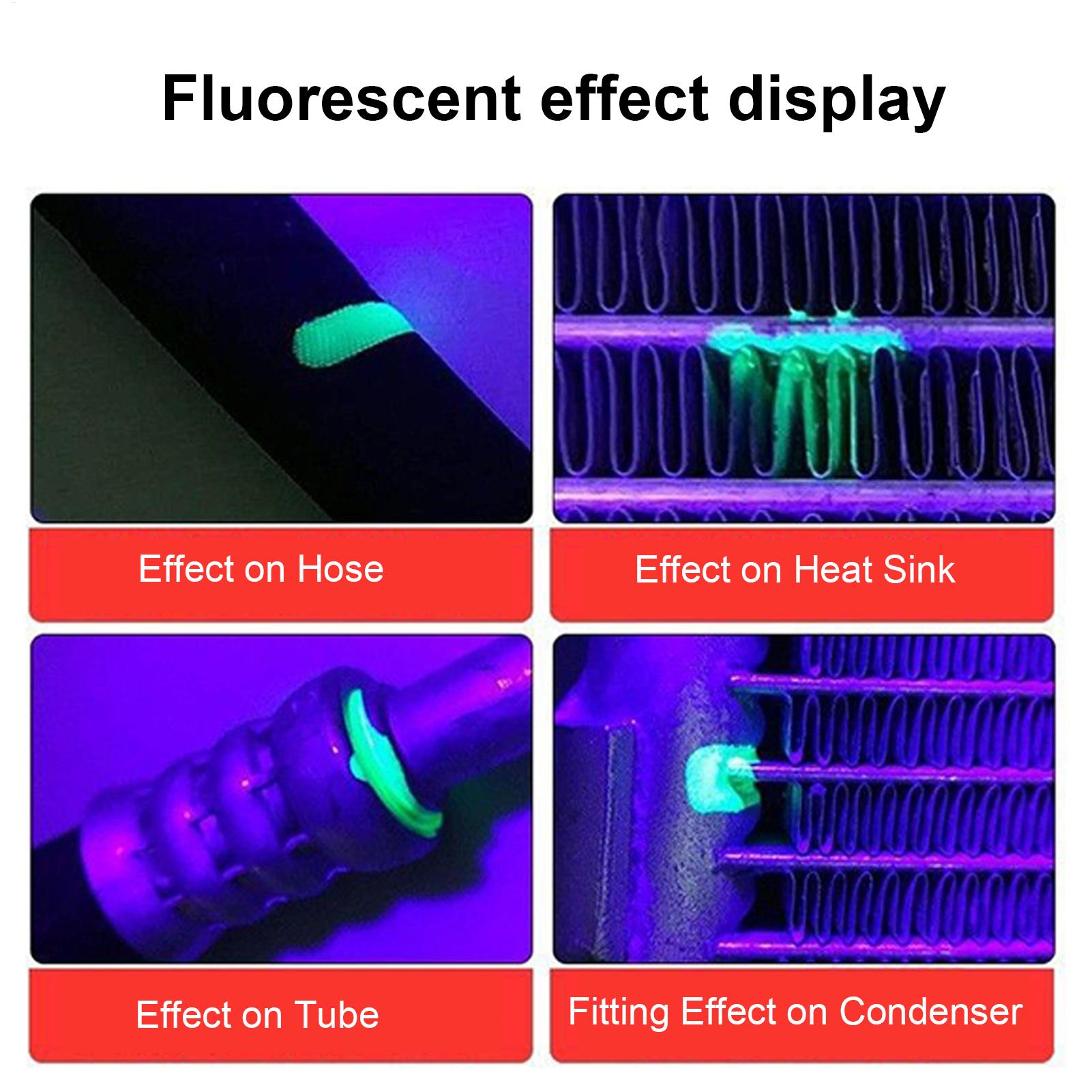 Auto Airconditioning Reparatieset Fluorescerende Lekdetectie Tool Auto AC diagnostisch hulpmiddel Lekkage Tester UV Kleurstof voor Koelkasten