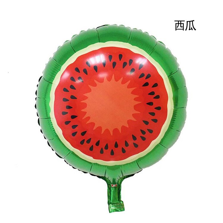 18 zoll Frucht Party Aluminium Film Erdbeere wassermelone Orange Aufblasbare Ballon Festival Party Dekoration Stern Ballon 1Stck