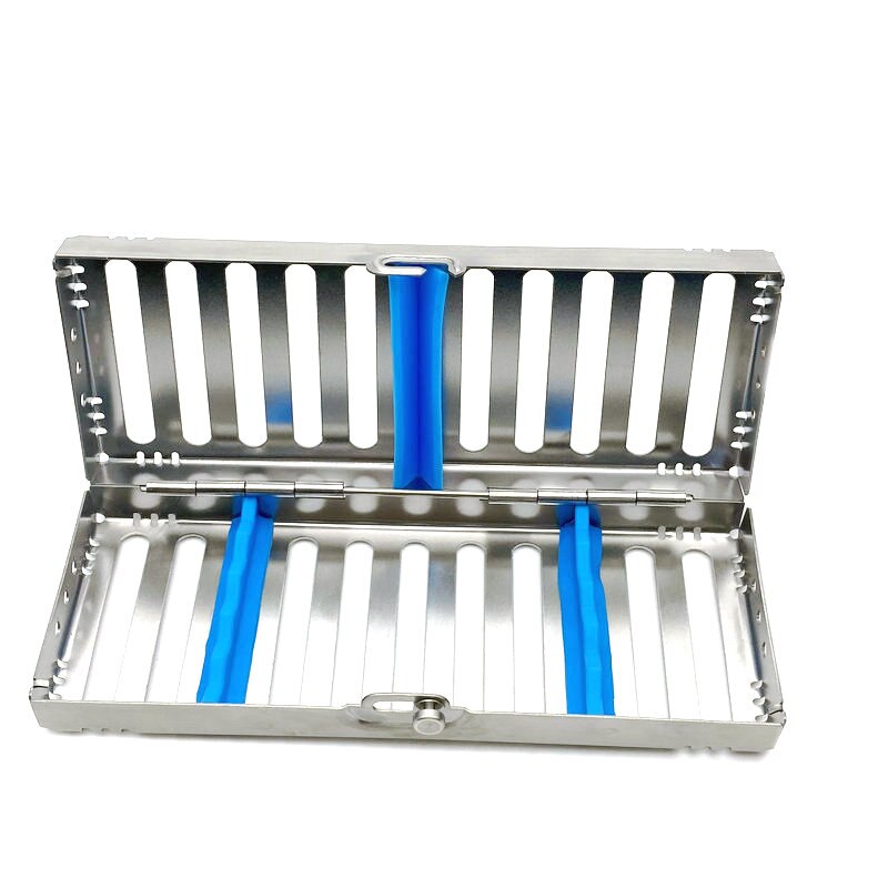 Support de stérilisation dentaire, boîte de stérilisation chirurgicale Autoclavable, Cassette dentaire, fraises de lime, plateau de désinfection, outils de dentiste