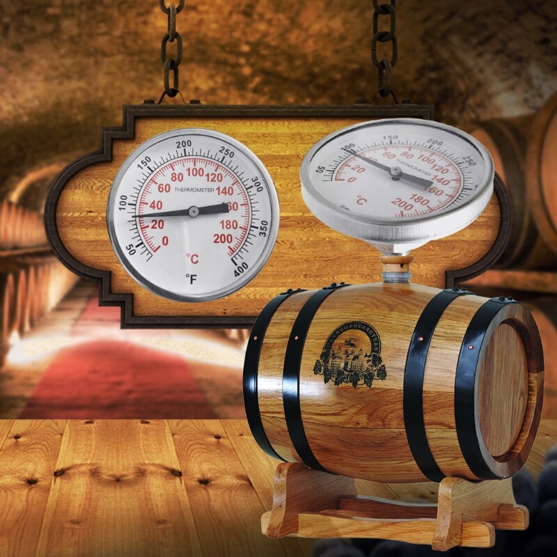 Probe Deep Fry Thermometer for Brewing with Instant Read Stainless Steel Stem