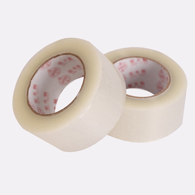 5 Roll/Pack Transparante Afdichtingsband Zelfklevende Verpakking Tapes Logistiek Pakket Supplies Bopp Tapes 5.5Cm X 100M: white