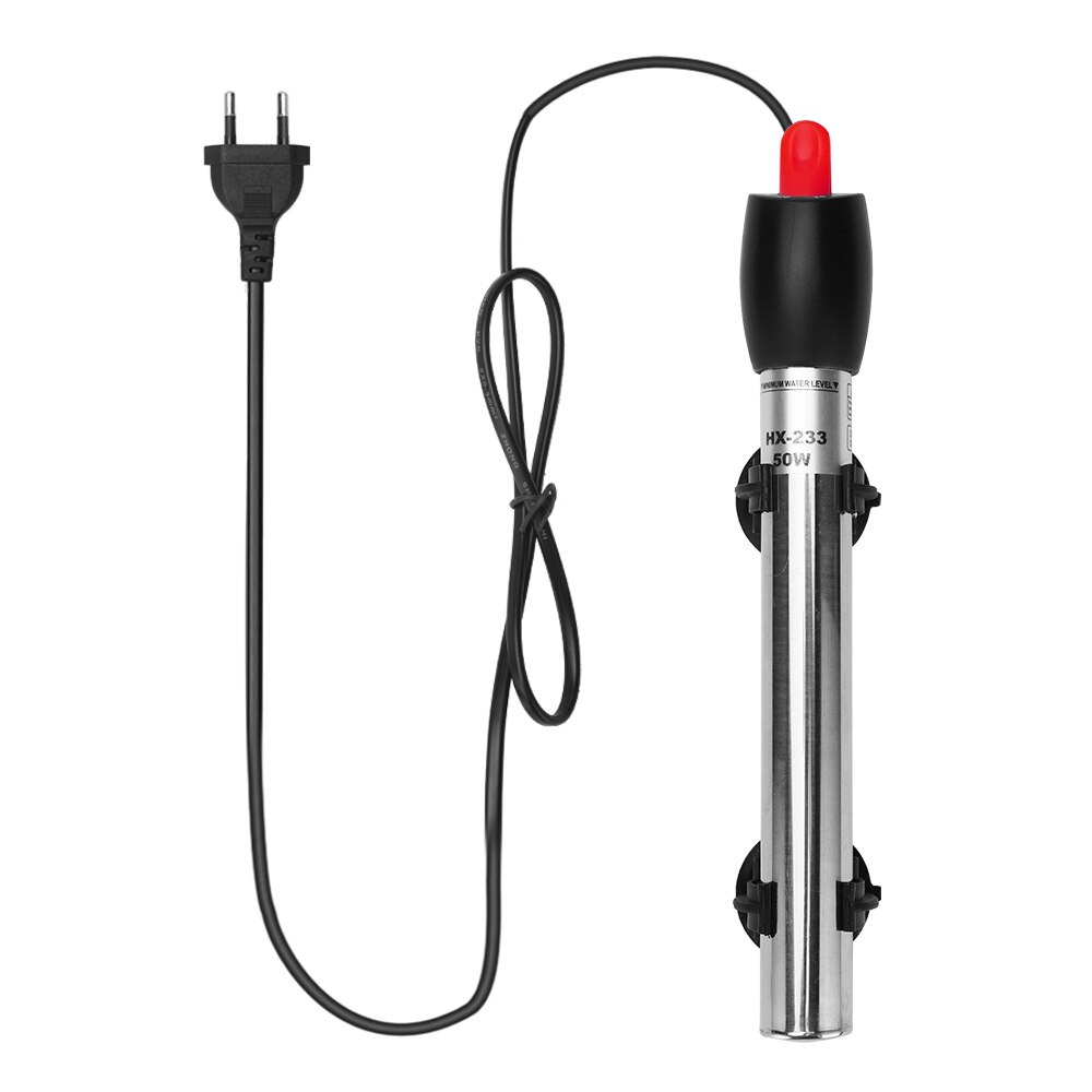 Calentador de agua sumergible para acuario, termostato de varilla de calentamiento de temperatura constante para tanque de peces de tortuga, 220V