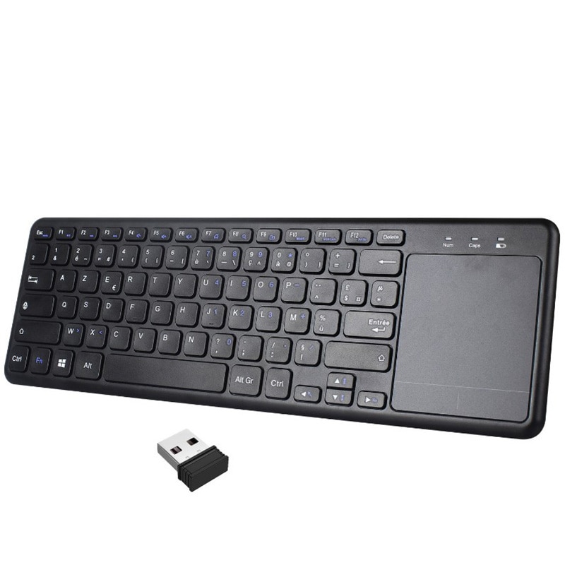 2.4G Wireless Keyboard With Touchpad Mouse Features Energy-saving Support Computer And TV Wireless Keyboard