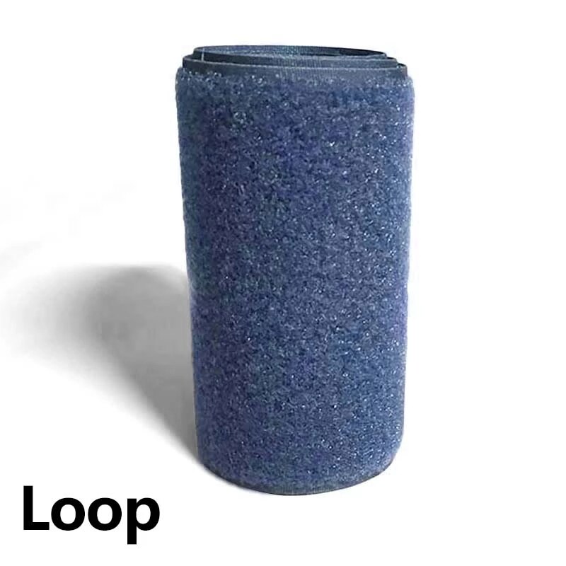 Velcros azules de 10cm de ancho sin gancho adhesivo con Cinta ajustable para coser cinta adhesiva cinta de velcro tira de costura