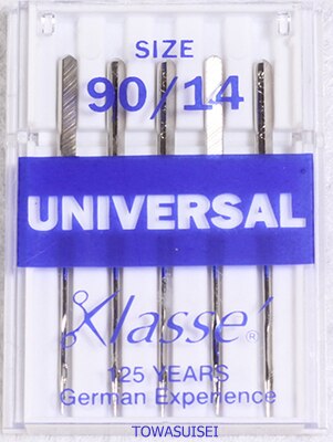 KLASSE-agujas para máquina de coser HA x 1130/705H, tamaño 15x1 #9 #11 #12 #14 #16 #18 para singer juki brother bernina pfaff elna janome