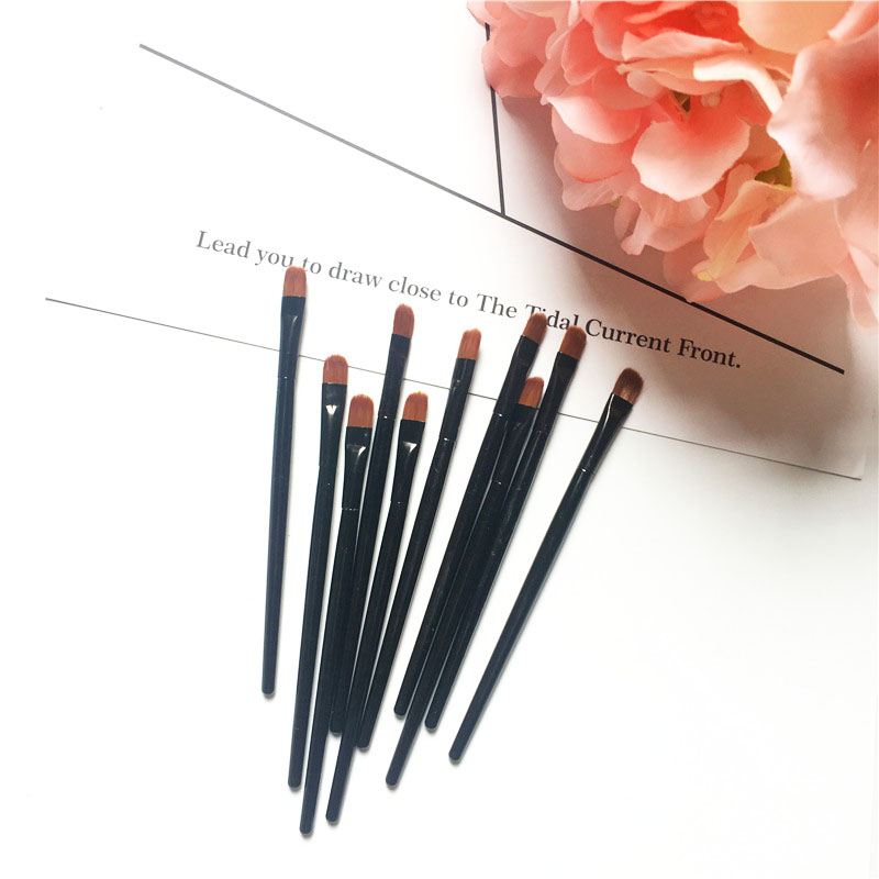 Pincel redondo para maquillaje, accesorio de belleza para labios, cejas, sombra de ojos, corrector, accesorios de maquillaje
