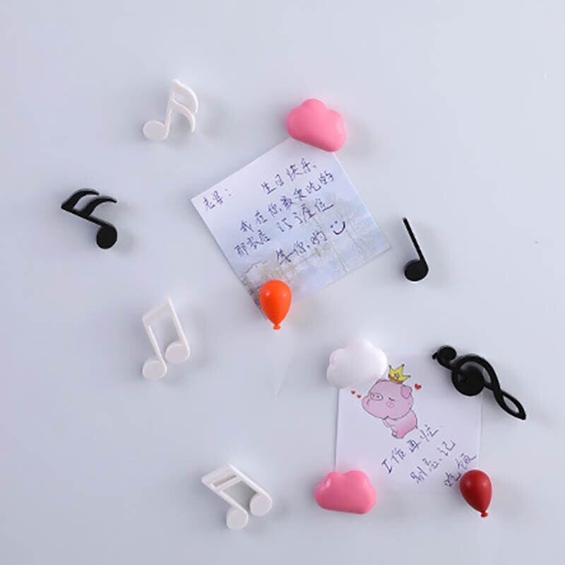 1Set Refrigerator Magnets Plastic ABS/Magnet/Iron Multi Purpose Fridge Magnet 3D Cartoon Shape Refrigerator Stickers Home Decor
