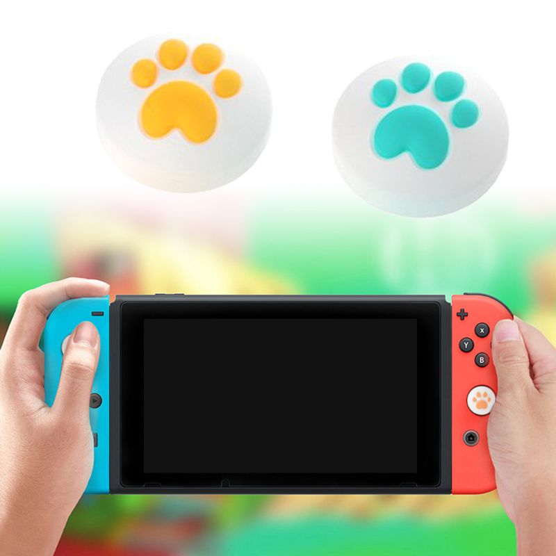 4 uds, tapas de agarre de garra de pata, cubierta de Joystick para Nintendo Switch Lite NS, Joystick Con controlador de mando, caja de Joystick