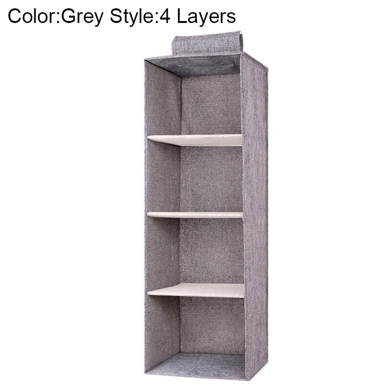 Drawer Shelves Hanging Wardrobe Organizer Storage Box Shoes Clothes For Bedroom JAN88