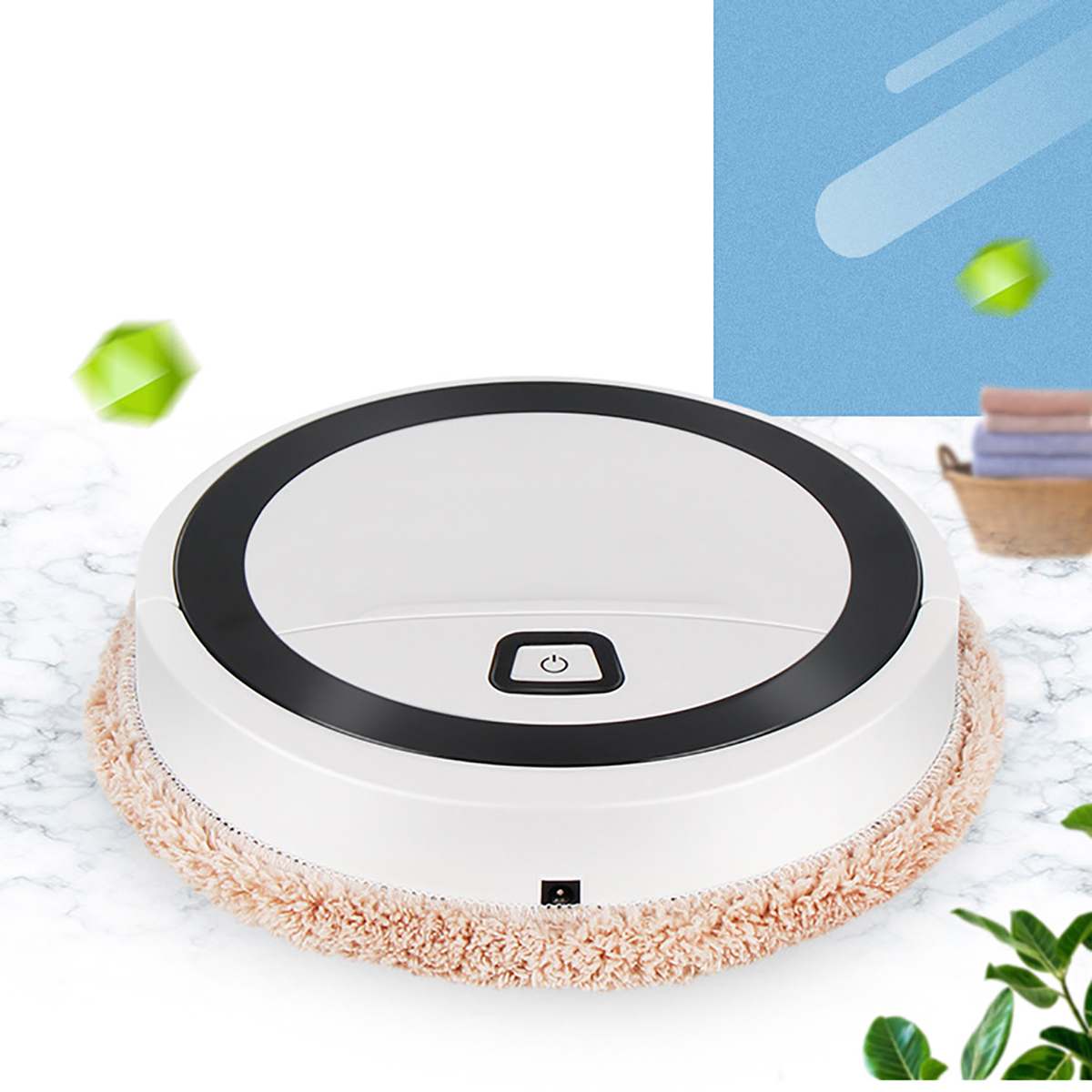 Auto Vacuum Cleaner Robot Cleaning Home Automatic Mop Dust Clean Sweep For Sweep&Wet Floors&Carpet