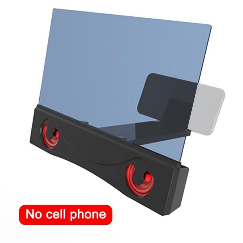 10 Inch Telefoonscherm Vergrootglas, HD Mobiele Telefoon Vergrotende Schermvergroter Projector, Opvouwbare Telefoonstandaard met Schermvergroter, Compatibel met Alle Smartphones