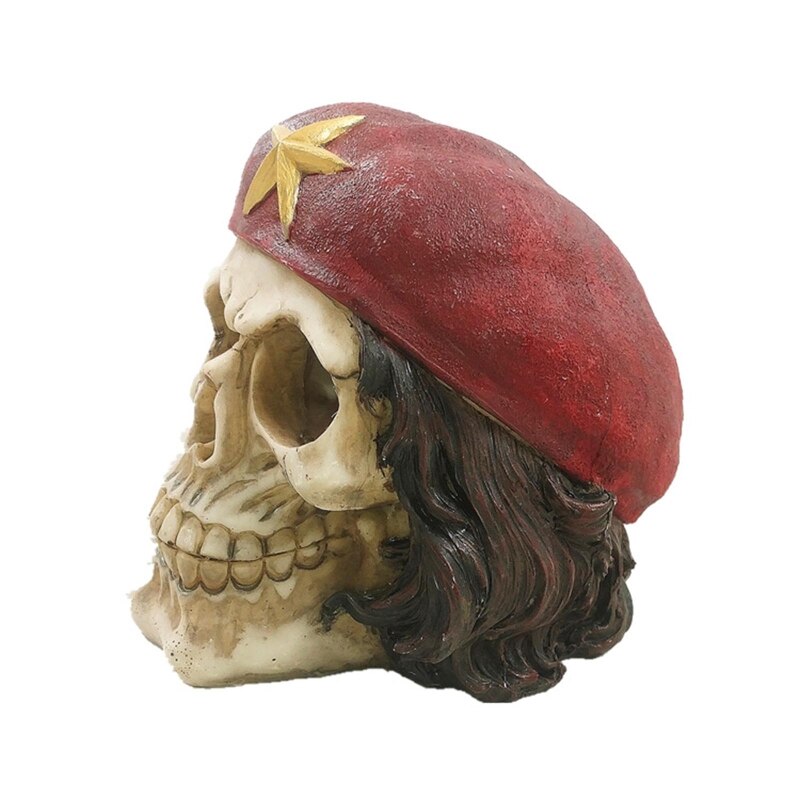 Resin Skull Aquarium Decorations for Fish Tank Aquarium Ornament Simulation Skeleton Cave Hideout for Shrimp Fish