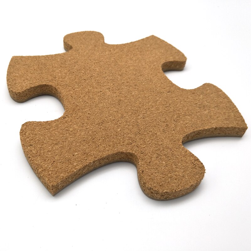 Cork Wood Phellem Wall Jigsaw Puzzle Office School Home Decoration Cork Board Sticker Pins Board Wood Puzzle