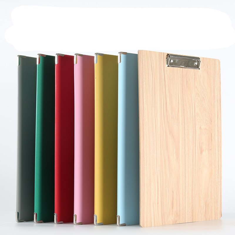 8K Sketch Board With Clip Wooden PVC Sketch Pad Random Color Waterproof Sketch Board For Student Art Supplies