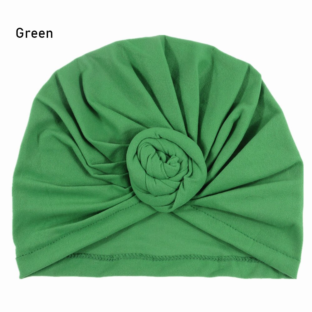 Afrikanische Muster Headwrap Pre-Gebunden Motorhaube Turban Kappen für Frauen Chemo Hut Baumwolle Kopftuch Weibliche 10 Farben trend: green