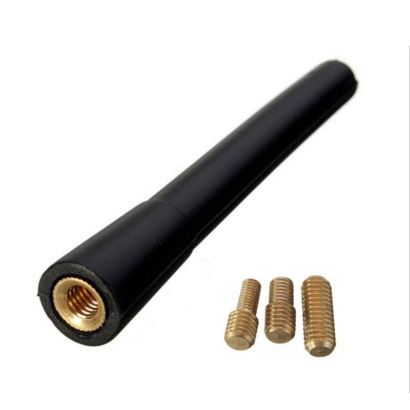 Kort antennestang gevind bil gummi  m5 m6 m4 universal auto