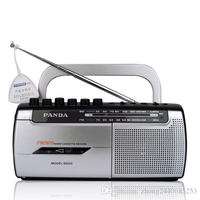 PANDA 6500 FM Radio Tape Recording Learning English is simple to operate Recorder