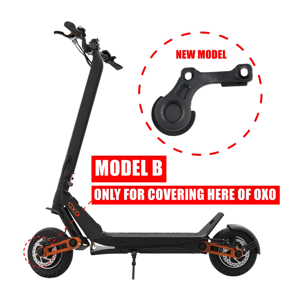 Cubierta de sellado de brazo oscilante para patinete eléctrico INOKIM OXO, enchufe para bloquear el orificio del eje del Motor y la junta del Protector de cable del cubierta y del cuello