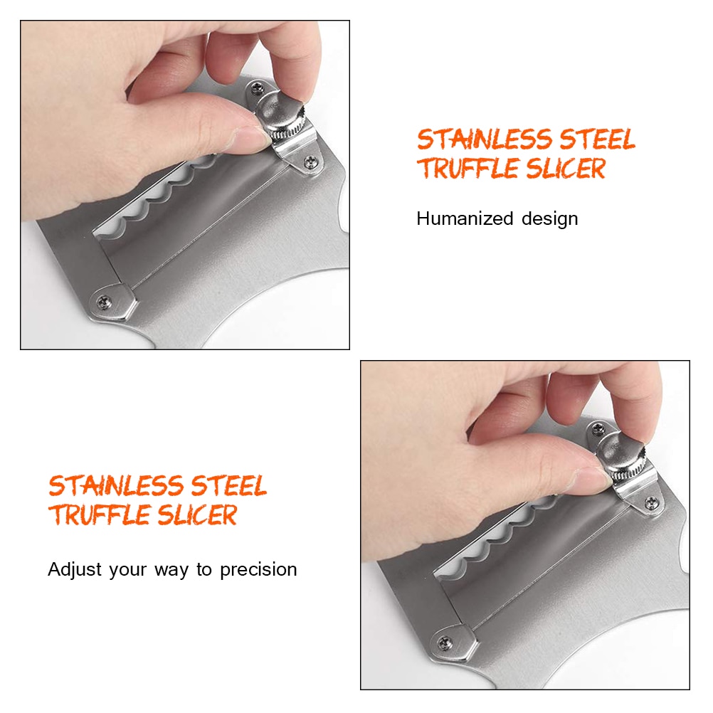 Multifunctional Truffle Slicer Stainless Steel Chocolate Truffle Shaver Knife Truffle Slicer Grater Cutter Shaver Kitchen