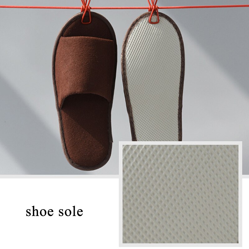 Pantufas fáceis descartáveis para homens e mulheres, chinelos dobráveis, portáteis, uso interno, para viagem, hotel, spa