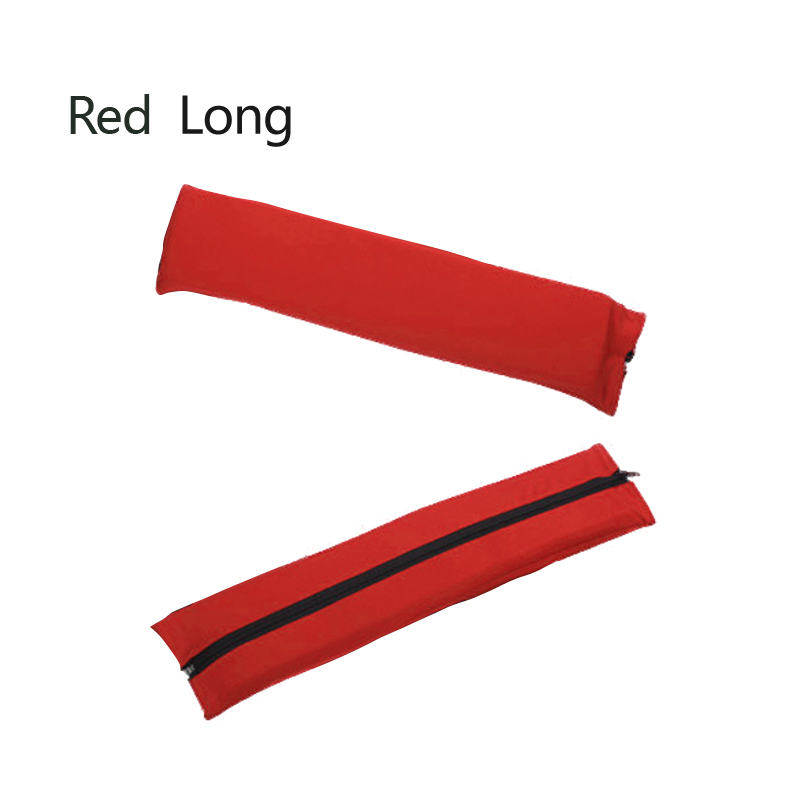 2 Stuks Stoel Armsteun Pads Voor Home Office Stoelen Voor Polyester Mouwen Swivel Stoel Armsteun Anti Proof Mouwen Pack Stoel covers: Red long