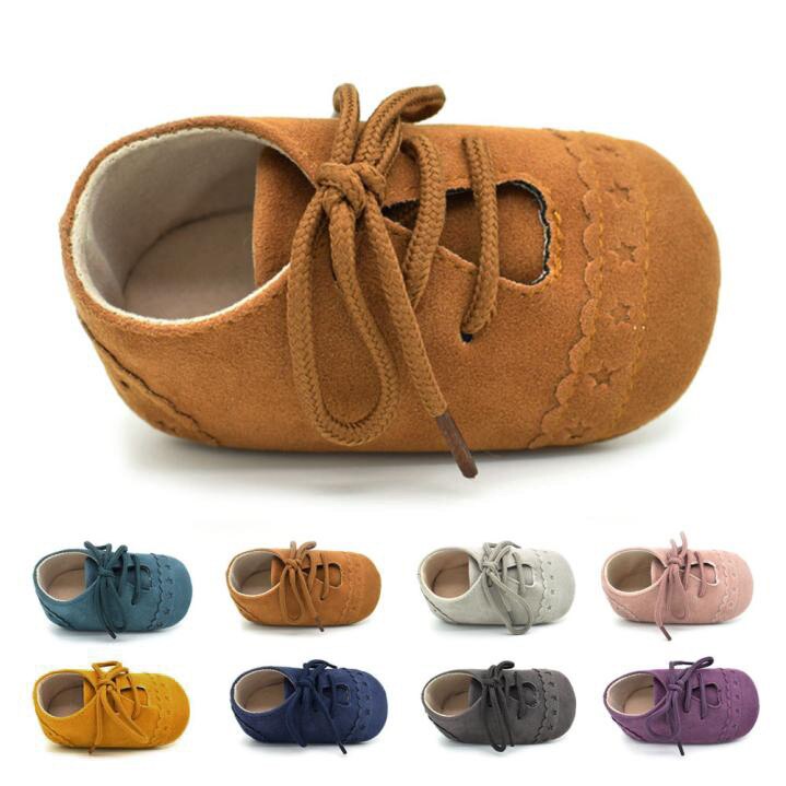 Baby Toddler Shoes Sneaker Anti-slip Soft Sole Lace Up Shoes Baby Shoes