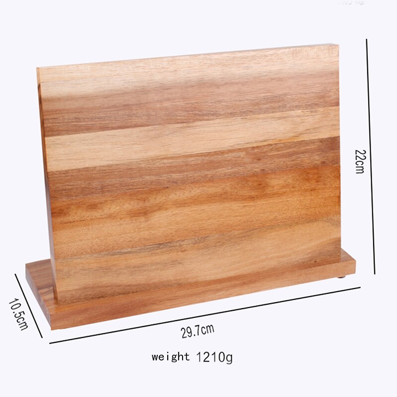 Tre knivholder stativ for kniver bestikk organisator magnetisk knivholder kjøkken oppbevaring hylle kniv med antiskli fotpute