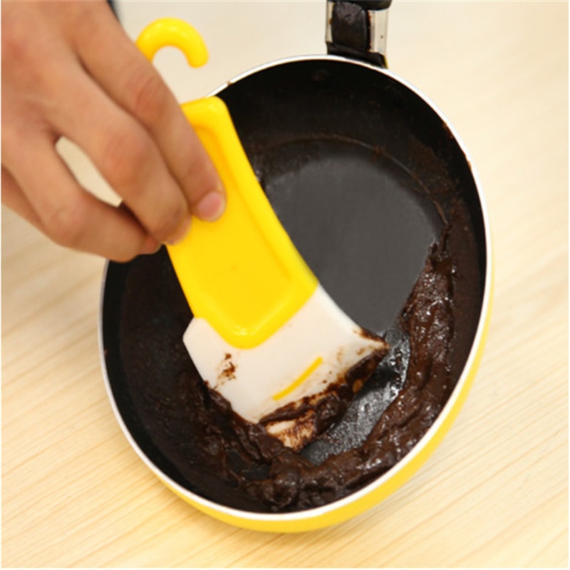 1Pcs Kitchen Accessories Scrape Cake Cooking Tools Pot Gadgets Tools Reusable Silicone Cleaning Scraper Kitchen Tools