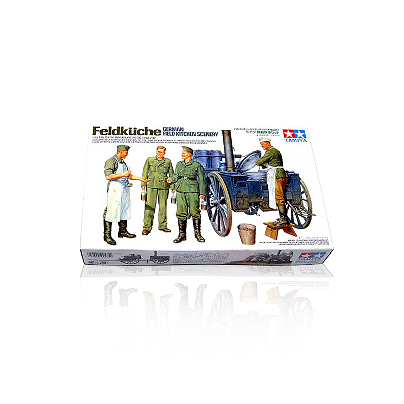 Tamiya 35247 1/35 Feldkuche niemiecki kitsien sceneria montaż zestaw klocków Hobby plastikowe zabawki dla dorosłych DIY