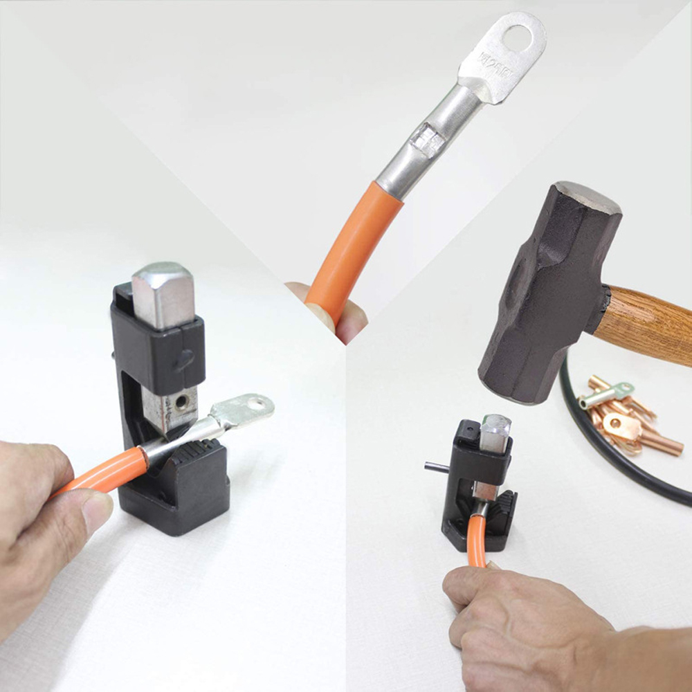 Car Batteries Terminals Crimp Pliers Wiring Crimping Tools Clips 60pcs Electrical SC Terminals RV Boat Accessories Universal