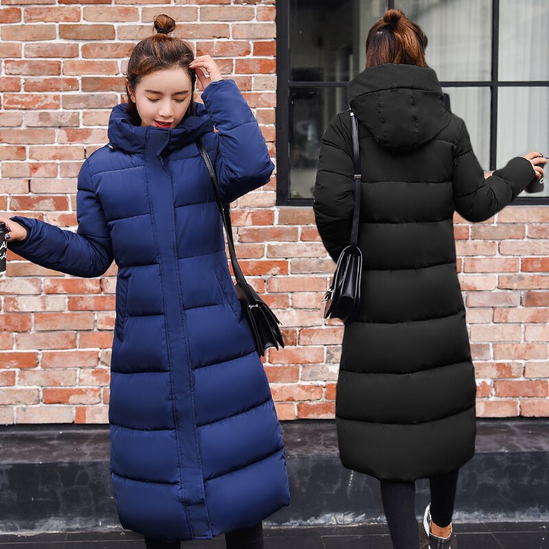 Grande taille 3XL doudoune femmes hiver manteau Long mince épaissir veste en coton rembourré veste vêtements parkas d'extérieur
