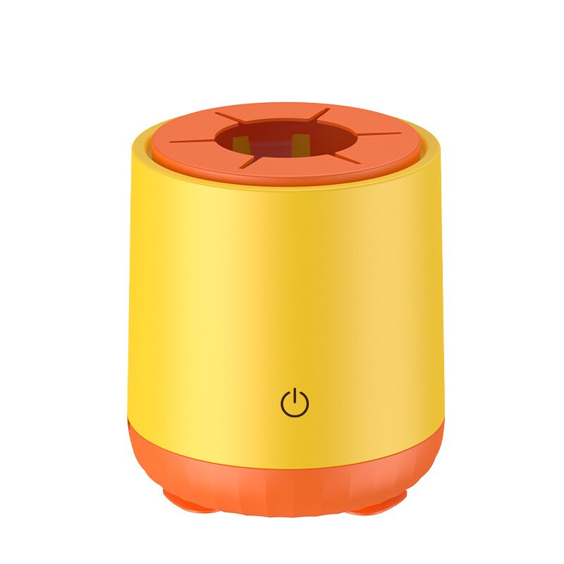 Usb Oplaadbare Smart Baby Blender Automatische Melkpoeder Blender Machine Verstelbare Baby Melk Shaker Babyvoeding Accessoires: Yellow