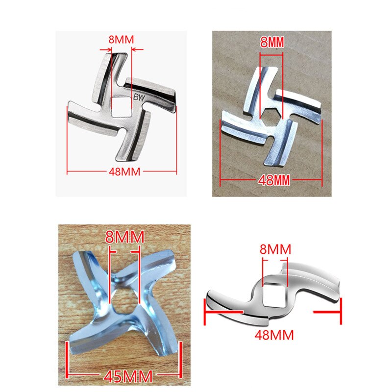 Rustfritt stål kjøttkvern hullplate for 55mm diameter kjøttkvern plate nett kniv kjøttkvern deler