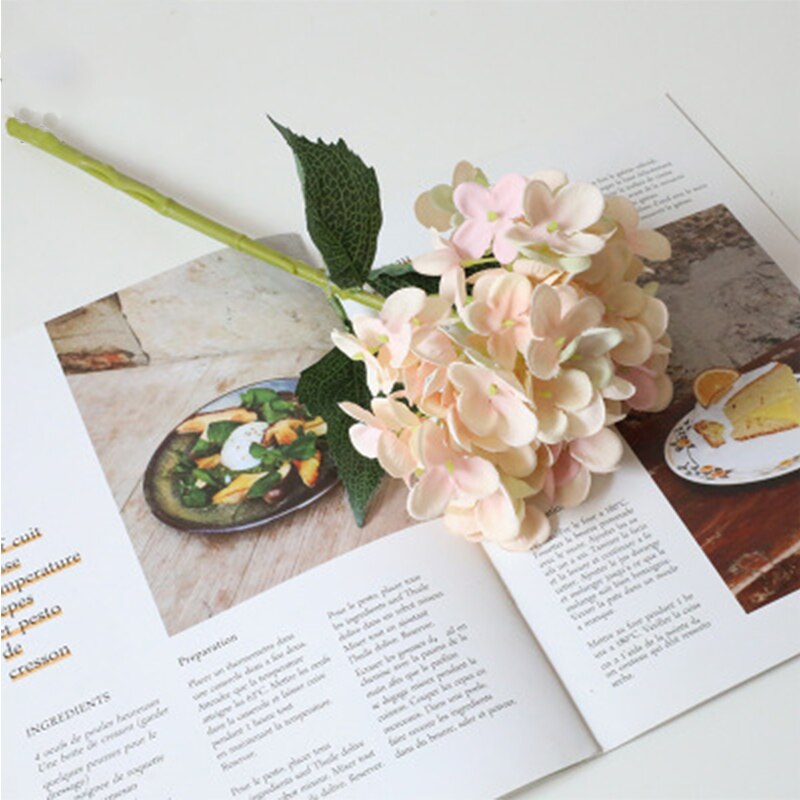 Kunstmatige pioenbloemdecoratie, geconserveerde hortensia, familiehuwelijksfeest, verjaardag Nieuwjaar Valentijnsdag boeket: Sky Blue