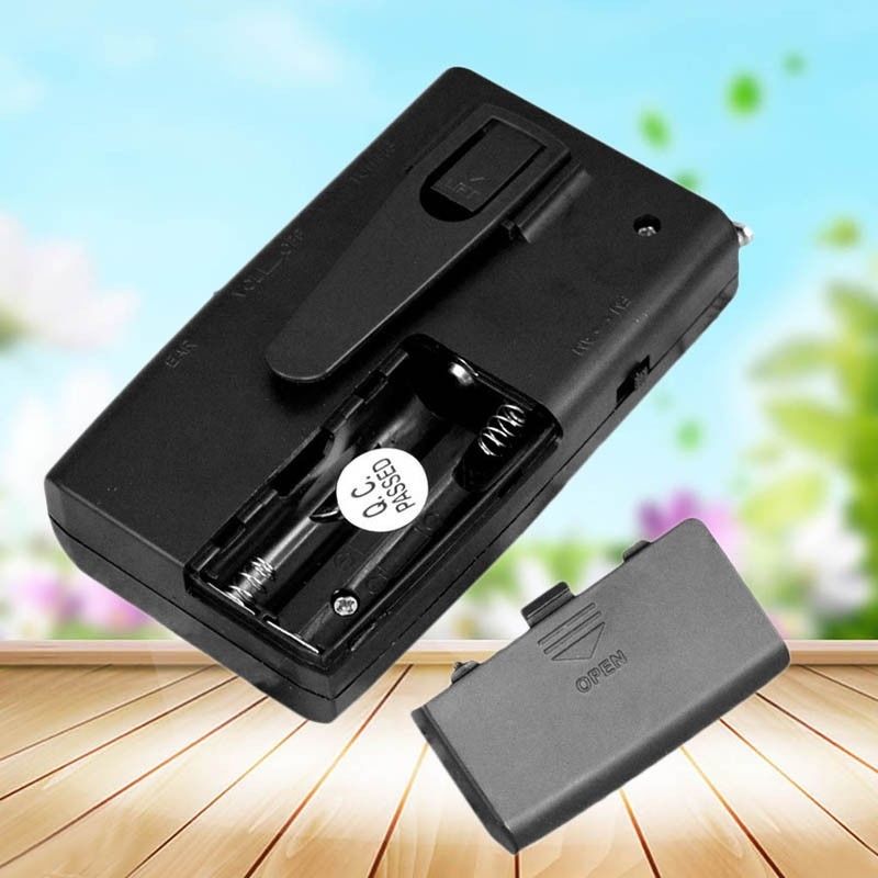 Word Universal AM FM Battery Operated Portable Pocket Receiver Radio Built in Speaker Handheld Radio Walking and Travelling