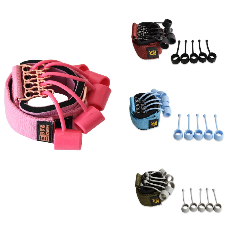 Draagbare Hand Gripper Silicone Vinger Yoga Expander Hand Grip Pols Sterkte Trainer Vinger Uitoefenaar Resistance Band Fitness