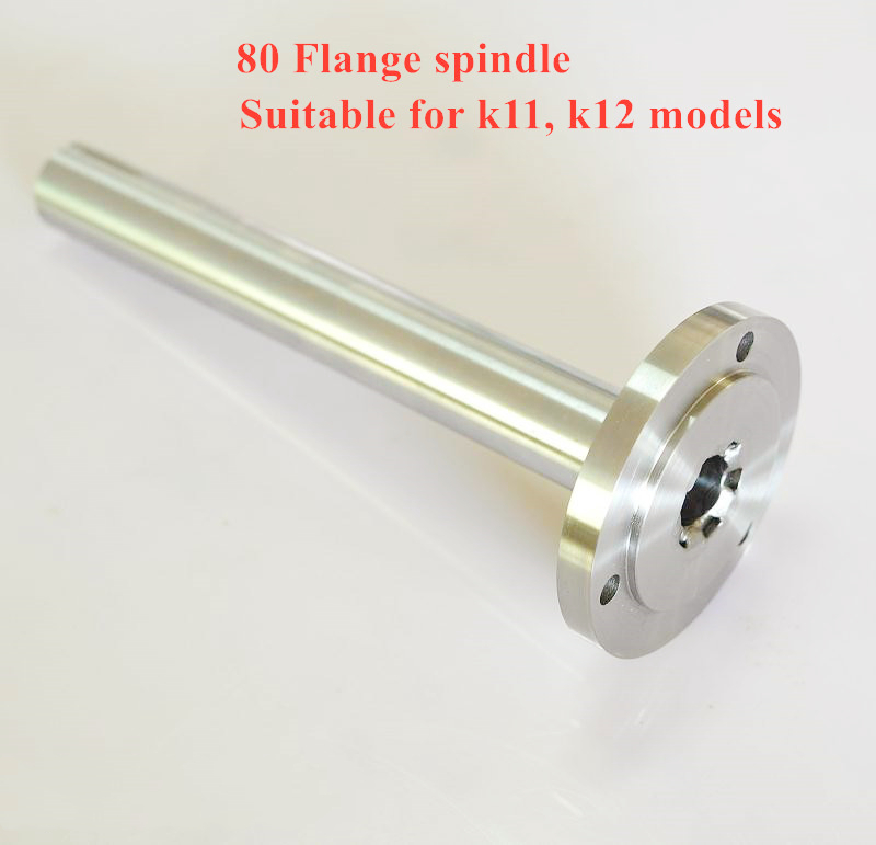 Perle drehmaschine Flansch spindel k11, k12, k72 hausgemachte drehmaschine 80 Futter 100 Futter 16mm-19mm durch See welle Ader gehärtet schwer: Möglichkeit 1