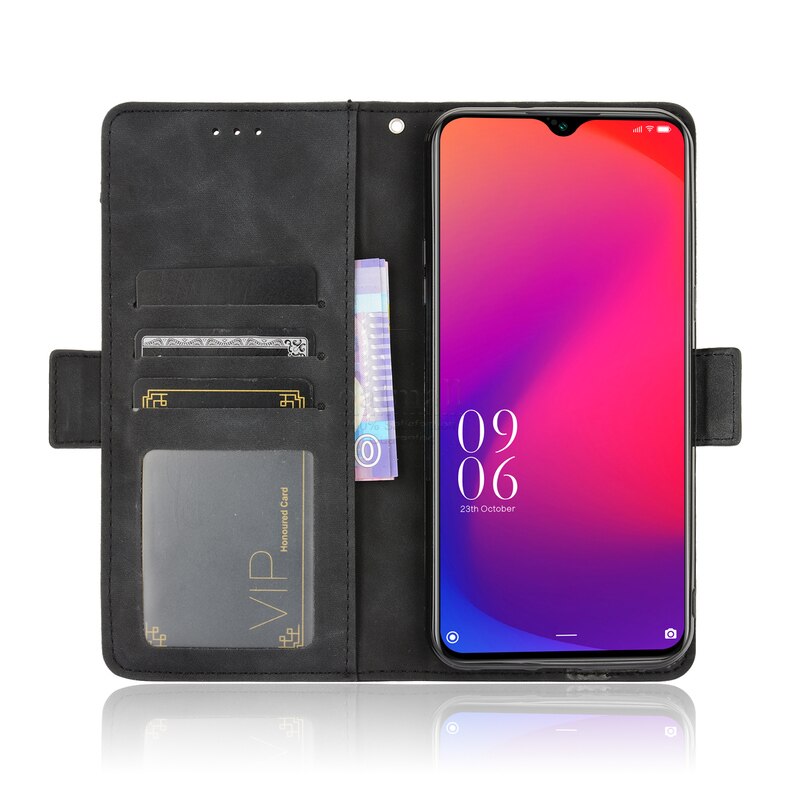 Para Doogee X95, funda tipo billetera con tapa magnética para Doogee X95, Funda de cuero de lujo para teléfono móvil