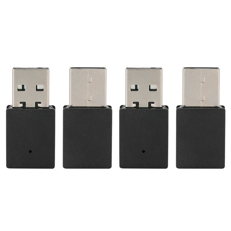 4 stk 5.0 bluetooth sender stationær computer usb laptop adapter trådløs transmission