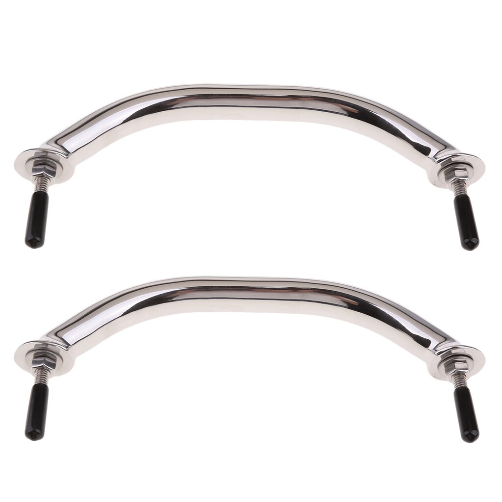 1 paar Schwere Boot Handlauf/Haltegriff Griff mit Stud 8 zoll-Marine/Yacht/RV 316 Edelstahl