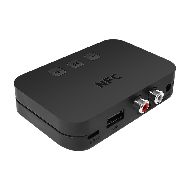 NFC Bluetooth Ricevitore senza fili BT5.0 o Ricevitore 3.5 millimetri AUX RCA Adattatore Bluetooth per auto Telefono PC e Altoparlante: Default Title