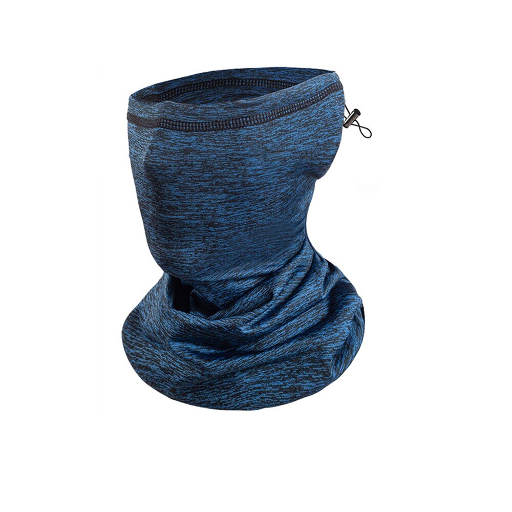 Unisex Winter Cycling Face Scarf With PM2.5 Filter Neck Warmer Outdoor Running Fleece Bicycle Bandana Sport Windproof Headwear: style2 navy