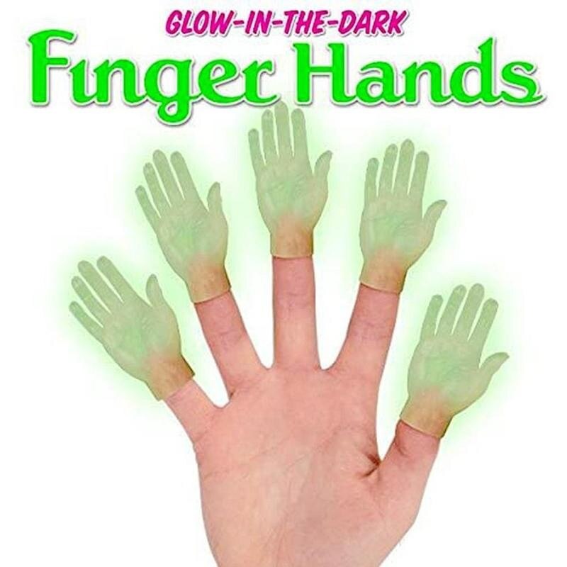 Mini Vinger Speelgoed Vinger Marionet Vijf Vingers Hand Open Game Rechts Grappig Speelgoed Hand Tiny Seek Palmen Verbergen En Pupp links C3E0