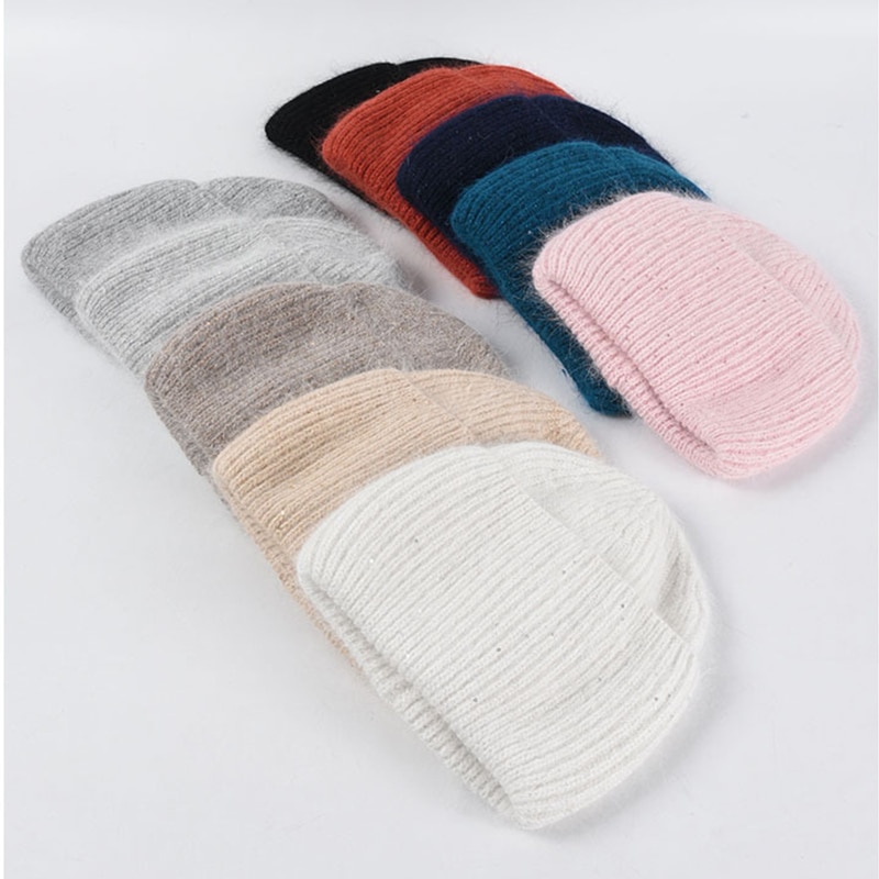 Unisex skullcap varmere luer vinter lue høstblandinger myk varm strikket lue herre dame luer gorro ski luer