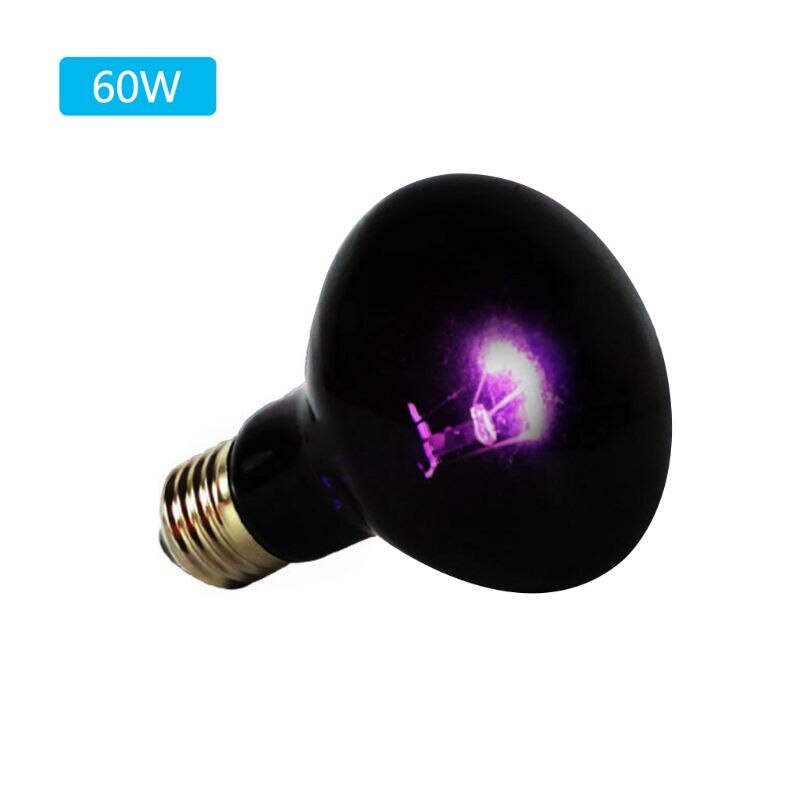 Reptile UVA Heating Lamp Climbing Pet Lizard Tortoise Heat Light Turtle Box Bulb Rearing Night Lights: 60w