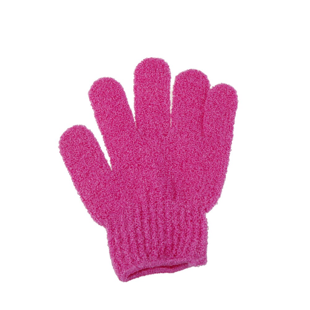 1Pc Exfoliating Back Scrub Exfoliating Skid resistance Body Massage Bath Glove Double rubbing towel Bathroom Shower Scrubbe