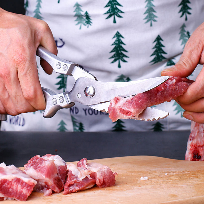 Edelstahl Huhn Knochen Schere Küche Schere Haushalt Lebensmittel Schere Fisch Huhn Ente Cutter Schere Messer