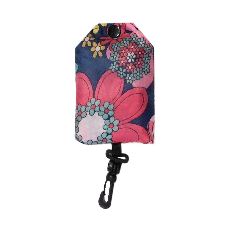 Vrouwen Herbruikbare Boodschappentas Eco Handtas Strandtas Grote Capaciteit Casual Linnen Katoenen Canvas Schoudertas Bloemenprint Tassen: Blue