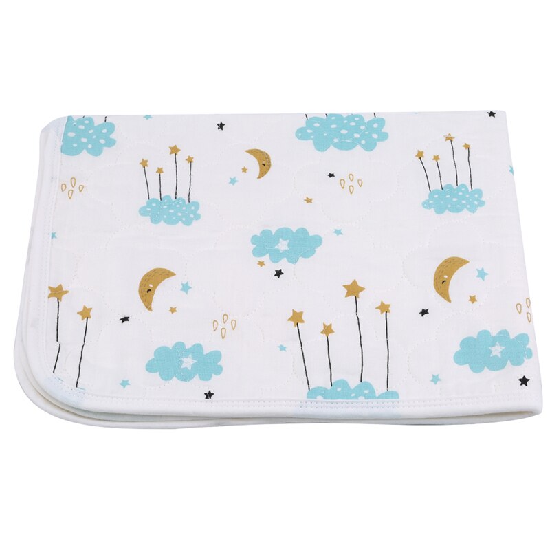 Baby Waterproof SheetBaby Diaper Pad Waterproof Cotton Gauze Sheet Washable Baby Isolation Pad